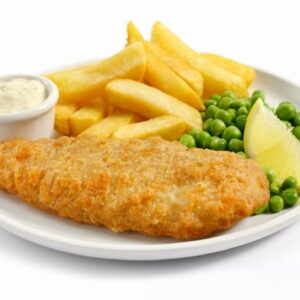 battered cod fillet - serves 6