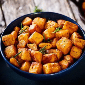 savoury diced potatoes - serves 2