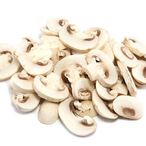 sliced mushrooms - serves 8