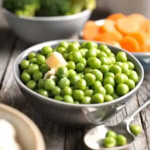 garden peas - serves 8